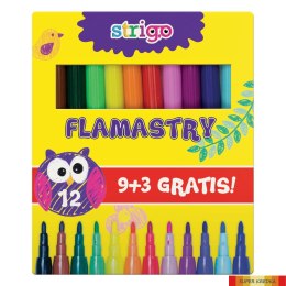 Flamastry STRIGO 12 kolorów SSC007 Strigo