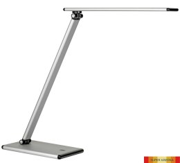 Lampka biurkowa UNILUX TERRA LED, metaliczny szary, dotykowy włącznik, 400077409 Unilux