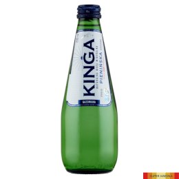 Woda KINGA PIENIŃSKA 330ml (12szt.) gazowana szkło Kinga Pienińska