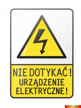 Tabliczka Nie dotykać urządzenie elektryczne ZZ-1eoa/913ZN (X) Reis
