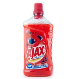 AJAX Płyn do mycia podłóg Floral Fiesta 1l Wild flowers (czerwony)*72984 Ajax