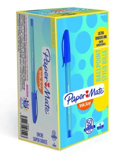 Długopis ze skuwką INKJOY 100 CAP niebieski PAPER MATE S0960900 Paper Mate