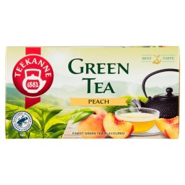 Herbata TEEKANNE Green Tea Peach brzoskwinia 20t zielona Teekanne