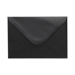 Koperta C6 PEARL czarna 150g/m2 (10) 280277 ARGO Galeria Papieru