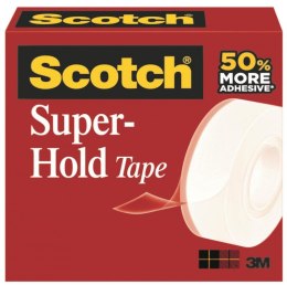 Taśma biurowa SCOTCH Super-Hold, (700K), super mocna, 19mm, 25,4m, transparentna Scotch 3M