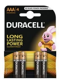 Bateria alkaliczna DURACELL BASIC LR03/AAA K4 (4szt) 4520104 Duracell