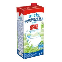 Mleko ZAMBROWSKIE UHT 3.2% 1l Gostyń