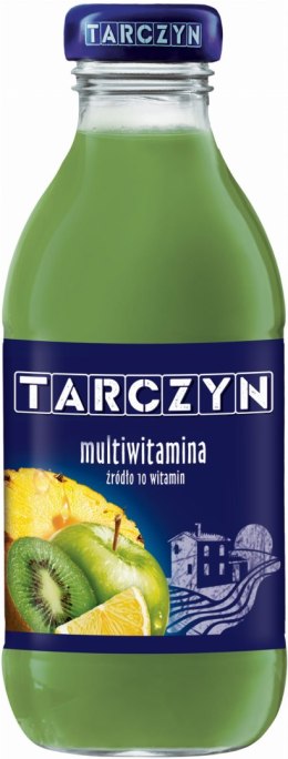 TARCZYN MULTIWITAMINA owoce zielone 300ml butelka szkło Tarczyn