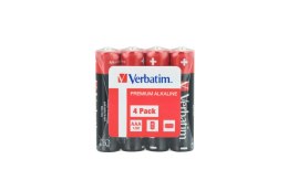 Baterie VERBATIM ALKALICZNE LR03 AAA SHRINK 4szt. 49500 Verbatim