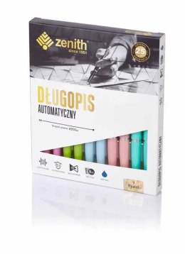 Długopis automatyczny Zenith 7 Pastel mix kolorów, 4071010 Zenith