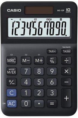 Kalkulator CASIO MS-10F, 10-cyfrowy, czarny Casio