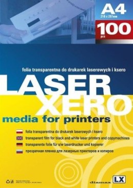 Folia do drukarek laserowych i kserokopiarek (100) LX A4 transparentna 100 mic. Argo 413038 Argo