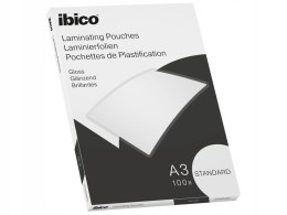 Folia do laminacji IBICO A3 125mic przezroczysta, 100 szt., STANDARD 627313 Ibico