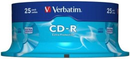 Płyta CD-R VERBATIM CAKE(25) Extra Protection 700MB x52 43432 Verbatim