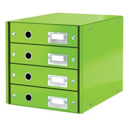 Pojemnik z 4 szufladami Leitz C&S WOW, zielony 60490054 Leitz