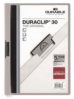 Skoroszyt DURABLE DURACLIP Original 30 szary 2200-10 Durable