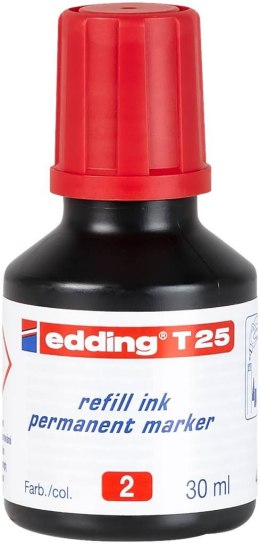 Tusz do mark.perm.30ml czerwony T25/002 EDDING (X) Edding