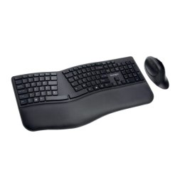 Zestaw bezprzewodowa klawiatura i mysz ergonomiczna Kensington Pro Fit K75406WW Kensington