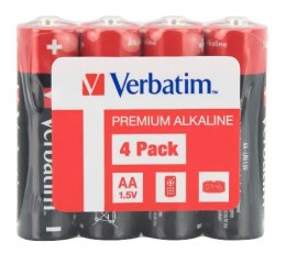 Baterie VERBATIM ALKALICZNE LR06 AA SHRINK 4szt. 49501 Verbatim