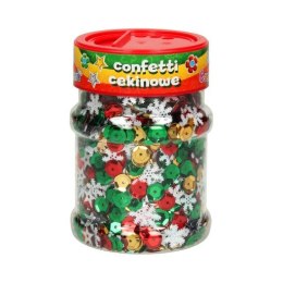 Confetti cekinowe kółka - mix świąteczny 100g ASTRA, 335116004 Astra