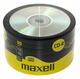 Płyta MAXELL CD-R 700MB 52x (50szt) SP shrink, bulk 624036.40 Maxell
