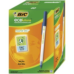 Długopis BIC Round Stic Ecolutions niebieski, 8932402 Bic