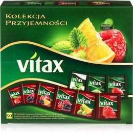 Herbata VITAX KOLEKCJA PRZYJE.MIX owoc 90kop 9 smaków Vitax