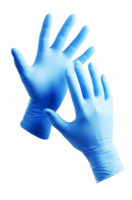 Rękawice nitrylowe niebieskie M (100) BERICAH Nitrilex