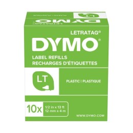 Taśma DYMO 12mm/4m - plastikowa, biała S0721660 Dymo