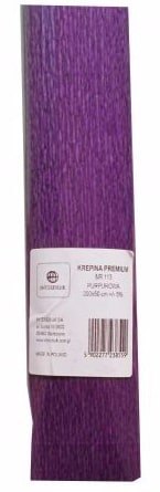 Krepina PREMIUM 113 purpura 200x50cm 8559 INTERDRUK Interdruk
