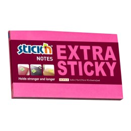 Notes sam.EXTRA STICKY 76X127 różowy neon 90 kartek STICK_N 21675 StickN