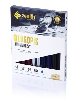 Długopis automatyczny Zenith 60 - box 10 sztuk, mix kolorów, 4601000 Zenith