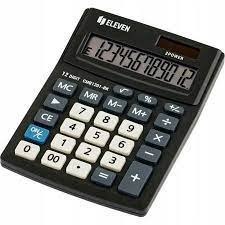 Kalkulator biurowy ELEVEN CMB1201-BK Business Line, 12-cyfrowy, 137x102mm, czarny Eleven