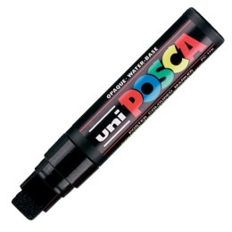 Marker z tuszem pigmentowym PC-17K czarny POSCA UNPC17K/5CA Posca