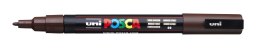 Marker z tuszem pigmentowym PC-3M ciemno-brązowy POSCA UNPC3M/DCBR Posca