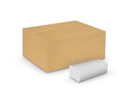 Ręczniki ZZ papierowe składane celuloza, 2 warstwy, biały, V-Fold 2800 listków (20szt) VELVET PROFESSIONAL No Name 5600049 Velvet