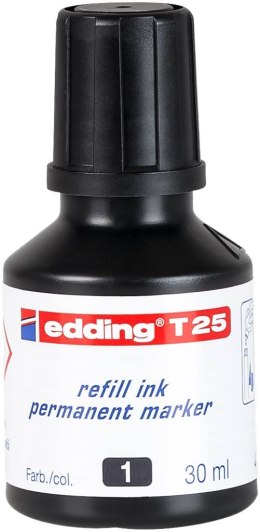 Tusz do markerów permanentny 30ml czarny ED-T-25001 25/001 EDDING (X) Edding