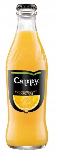Sok CAPPY 0,3l pomarańcz szklana butelka 24 sztuki Coca-Cola