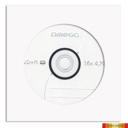 Płyta OMEGA DVD+R 4,7GB 16X KOPERTA (10) OMD16K+ Omega