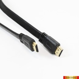 Kabel HDMI OMEGA 3m v.1.4 FLAT 4K RESOLUTION SUPPORTED czarny OCHF34 Omega