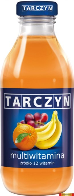 TARCZYN MULTIWITAMINA owoce pomarańczowe 300ml butelka szkło Tarczyn