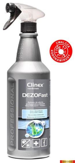 Płyn do dezynfekcji powierzchni CLINEX Dezofast 1L 77014 bezaldehydowy Clinex