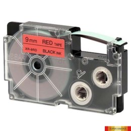 Taśma do drukarek XR 9RD1 9mmx8m czerwona/czarny nadruk CASIO Casio
