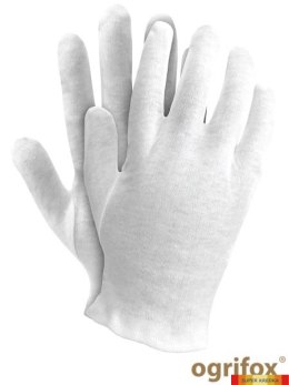 Rękawiczki białe cienkie bawełniane rozmiar 7 OGRIFOX OX-UNDER W 7 norma EN420 Reis