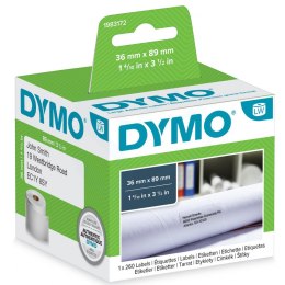 Etykieta DYMO 36mm x 89mm białe 1983172 1 rolka 260 etykiet Dymo