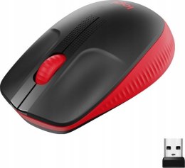 Mysz bezprzewodowa LOGITECH optyczna M190 czarno-czerwona 910-005908 Logitech