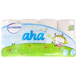 Papier toaletowy AHA SMART (8rolek) biały Aha