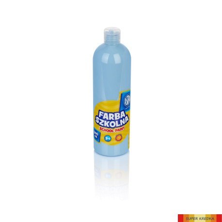 Farba szkolna Astra 500 ml - błękitna, 301112006 Astra