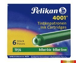 Naboje do piór krótkie ciemnozielone 300087 Pelikan Pelikan