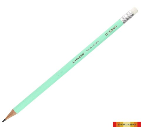 Ołówek Swano Pastel zielony HB STABILO 4908/02-HB Stabilo